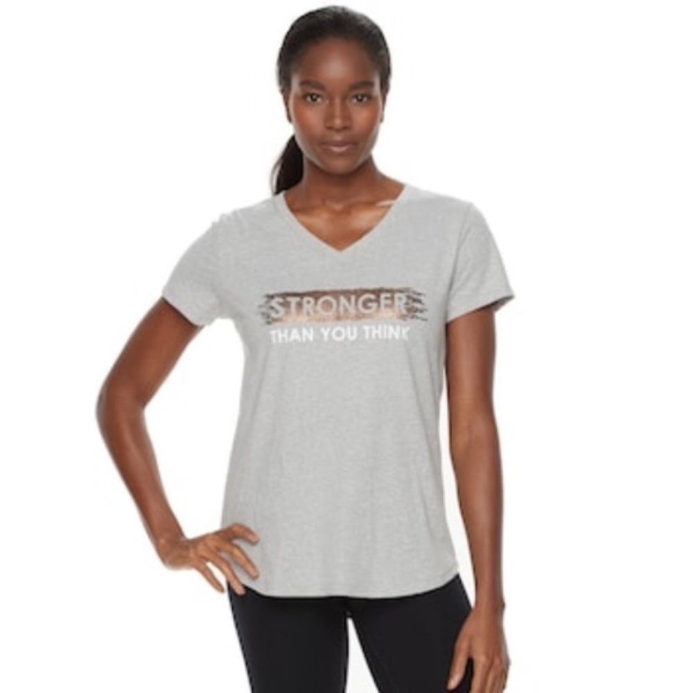 Tek Gear Stronger Than You Think Workout Top